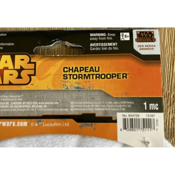 Star Wars Stormtrooper Laplander Beanie Hat  Youth 8+ NEW Embroidered - Picture 4 of 4